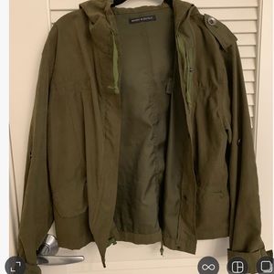 Brandy Melville Green Bomber Jacket